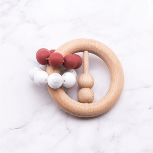 Rattle Teether - Red